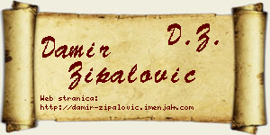 Damir Zipalović vizit kartica